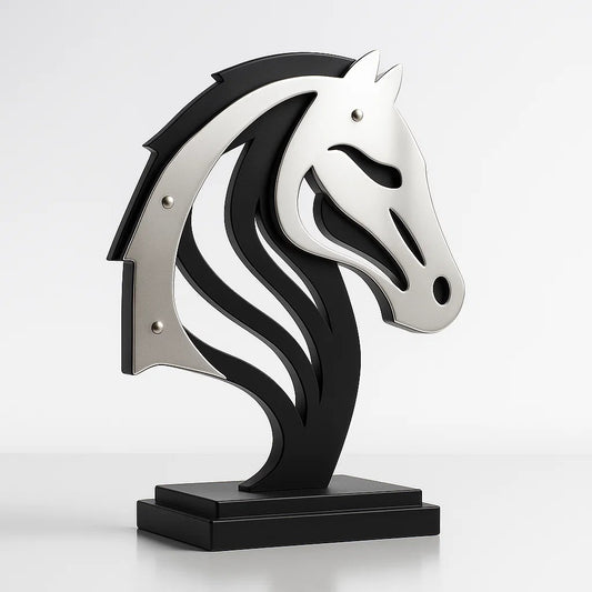 Escultura Cavalo All Black