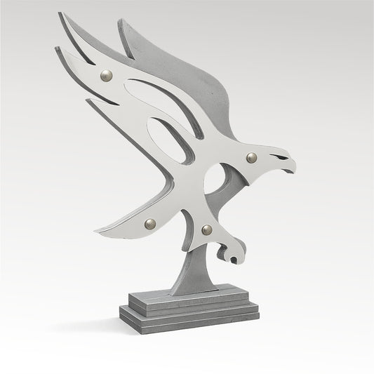 Escultura Águia Prateada
