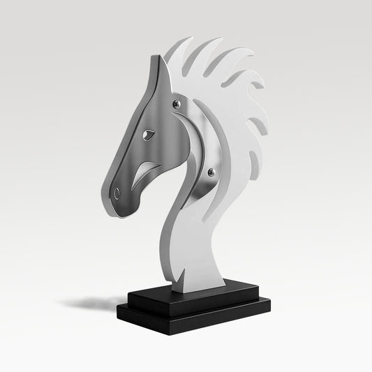 Escultura Cavalo Drakkar